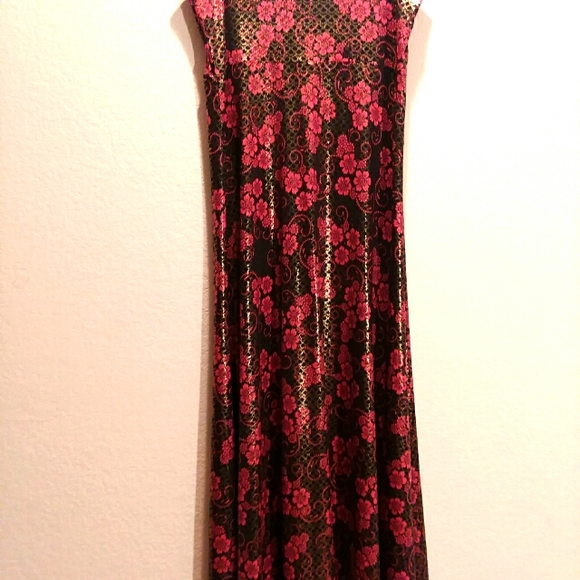 SALE! NWOT!! LULAROE EXTREME SHEEN GOLD SHIMMER MAXI SKIRT - Picture 6 of 11